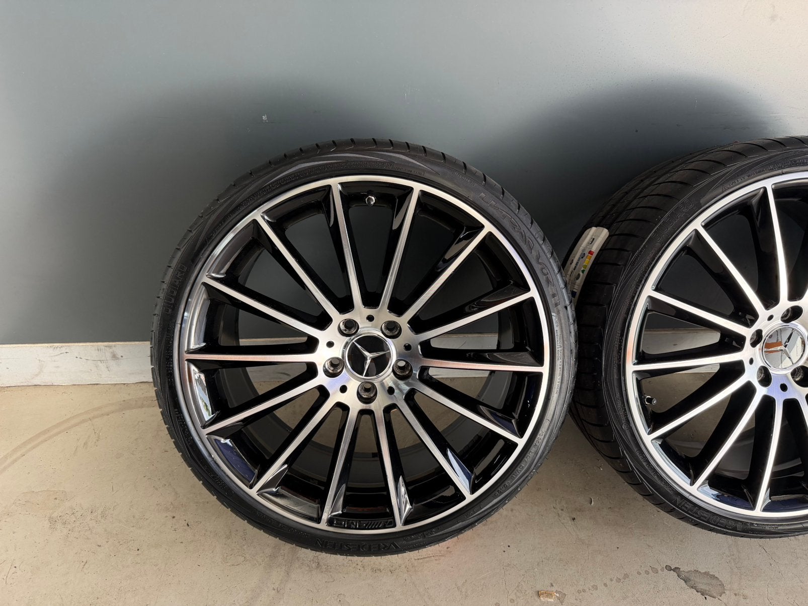 Mercedes C Klasse 20 inch Amg velgen 5x112 Orig. Breedset, Ophalen of Verzenden, 20 inch, Zomerbanden, Banden en Velgen
