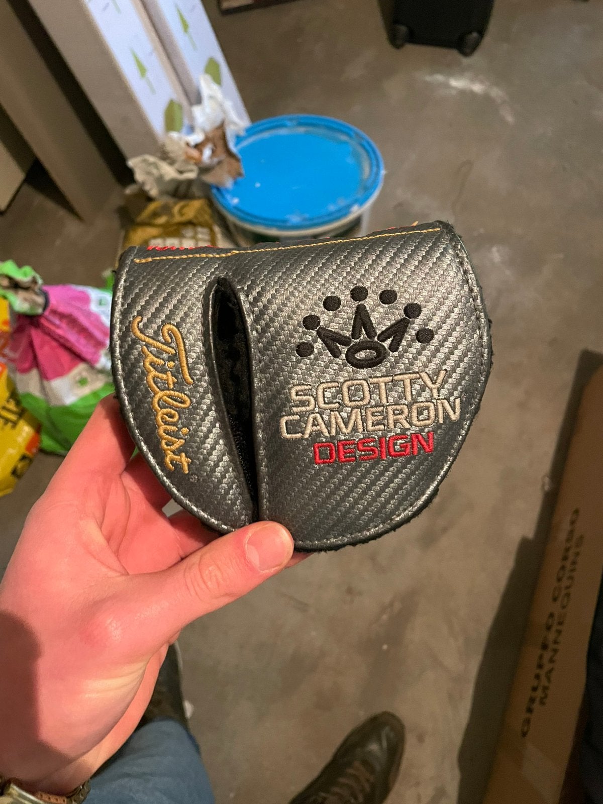 Scotty Cameron headcover, SC, Ophalen of Verzenden, Zo goed als nieuw, SC