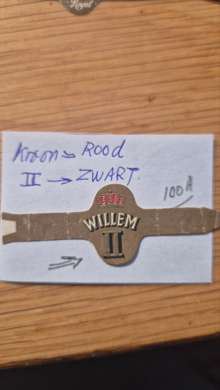 Sigarenbanden, Ophalen, Zo goed als nieuw, Sigarenbandjes