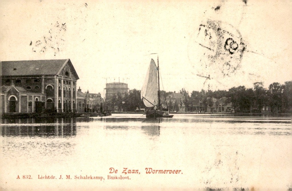 Wormerveer De Zaan uitg. Schalekamp A 832 # 477, Verzenden, Voor 1920, Gelopen, Noord-Holland