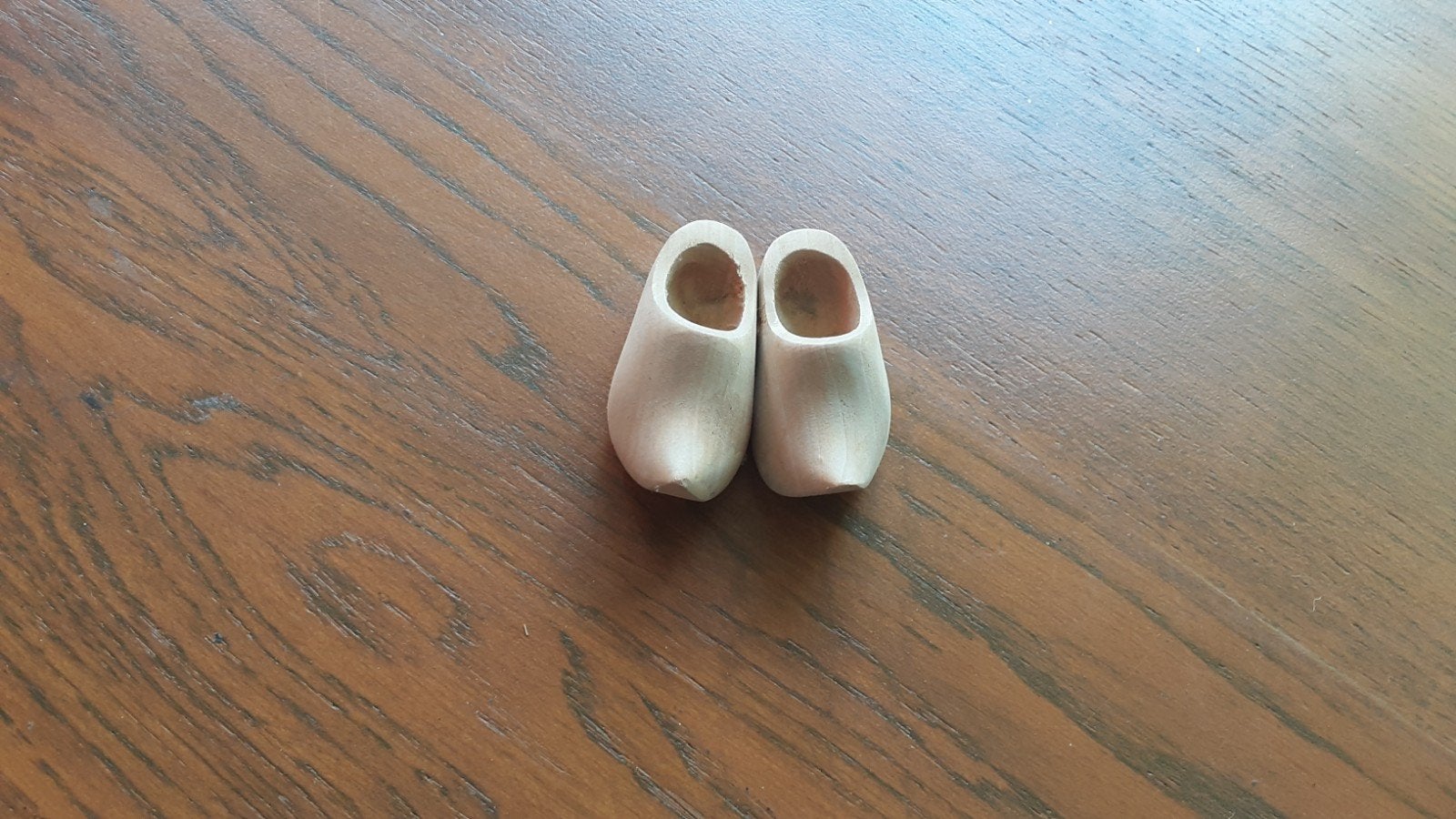 Kleine houten sierklompjes - decoratie, Ophalen of Verzenden, Gebruikt