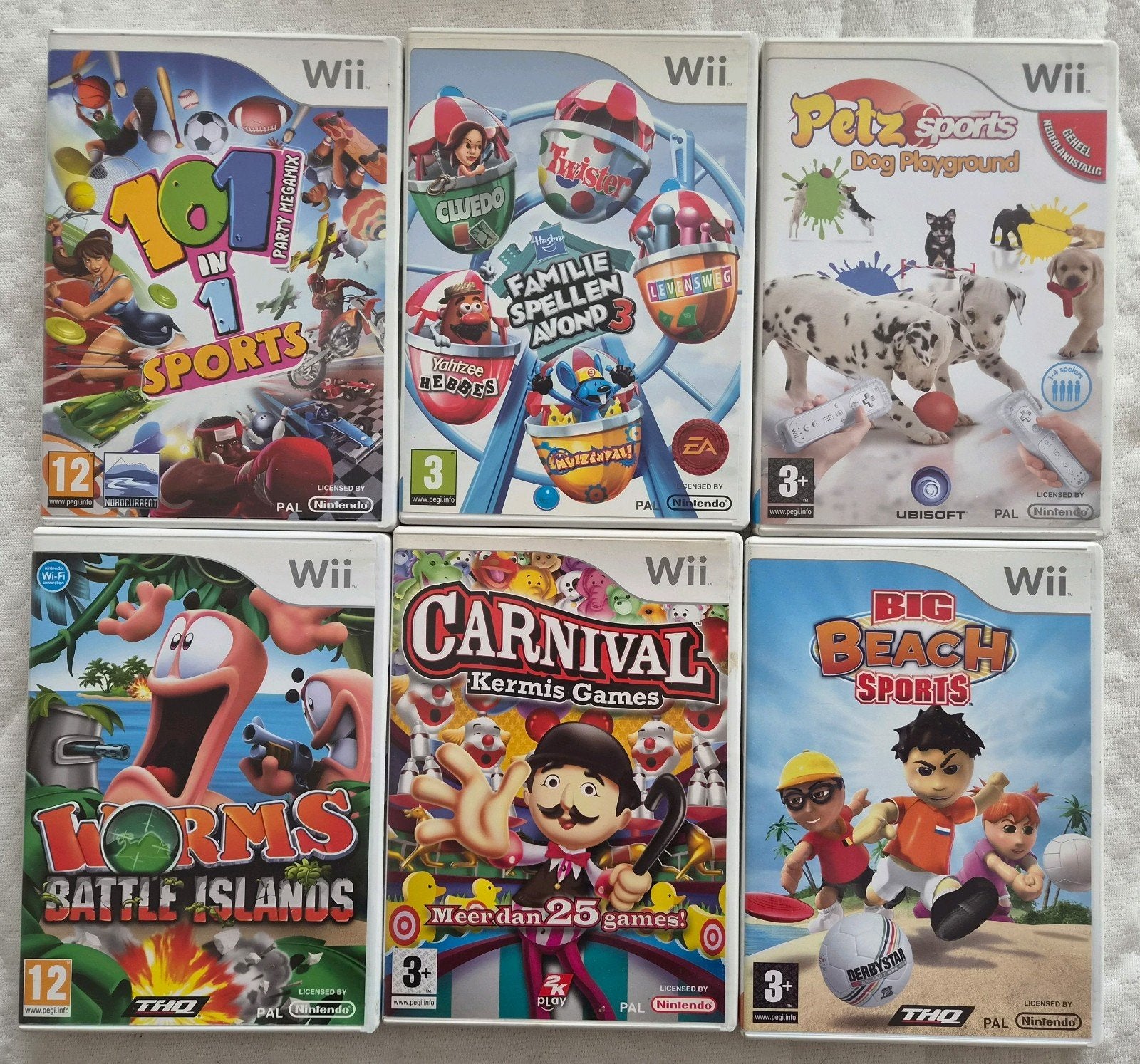 wii spellen, Ophalen of Verzenden, Zo goed als nieuw, Met 1 controller
