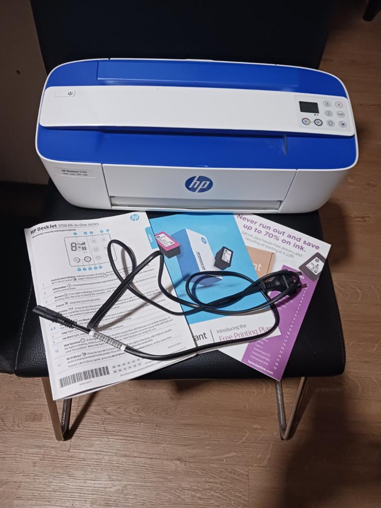 HP Deskjet 3760 All-in-One Printer - Zo goed als nieuw, Computers en Software, Printers, Kleur printen, Inkjetprinter, All-in-one
