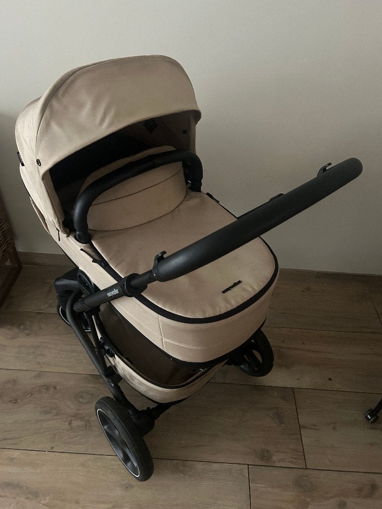 Easywalker Jimmey 3 in 1 kinderwagen - taupe, Gebruikt, Combiwagen, Met reiswieg, Ophalen