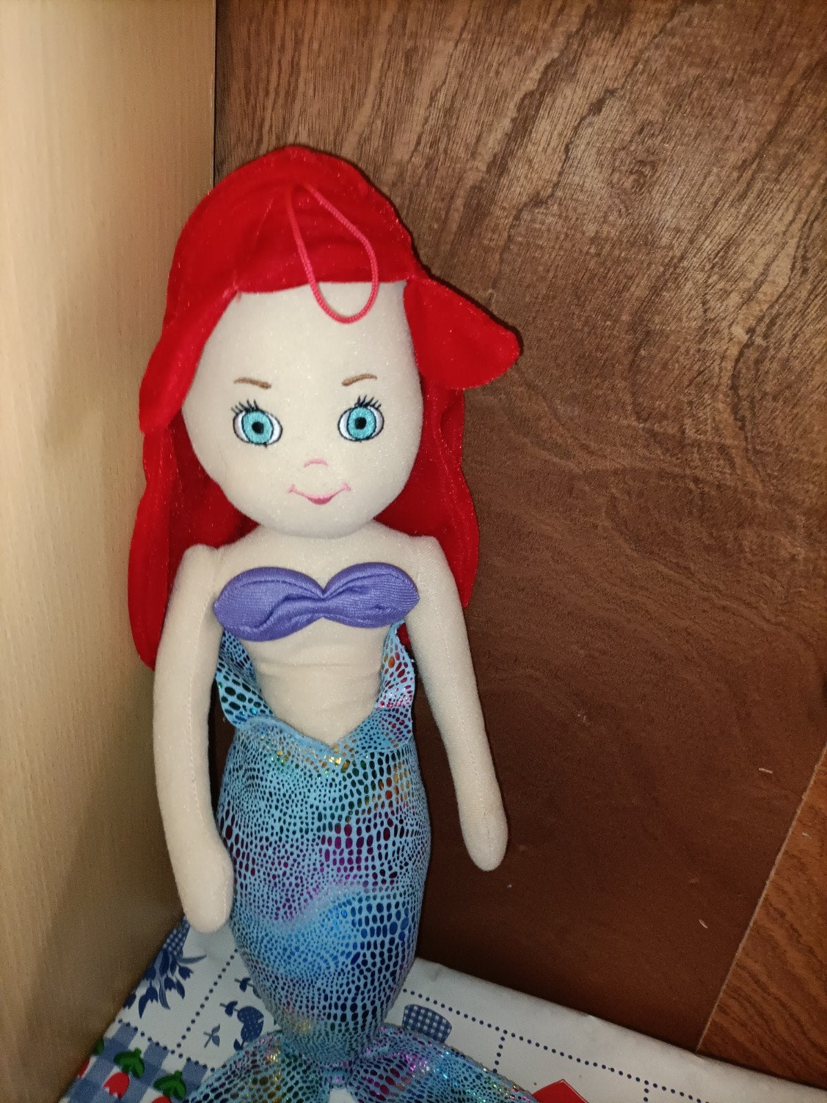 De kleine Zeemeermin knuffel Ariel 55 cm groot, Ophalen of Verzenden, Zo goed als nieuw, Overige typen