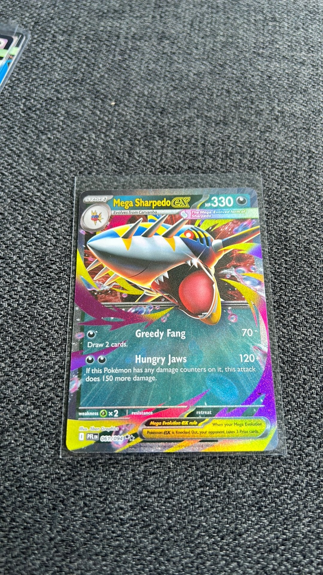 Mega sharpedo ex phanstasmal flames, Ophalen of Verzenden, Zo goed als nieuw