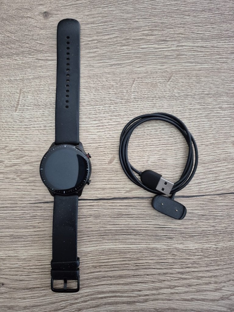 Amazfit GTR 2 Classic Edition Smartwatch – €55, Gebruikt, Amazfit, Zwart, Ophalen of Verzenden
