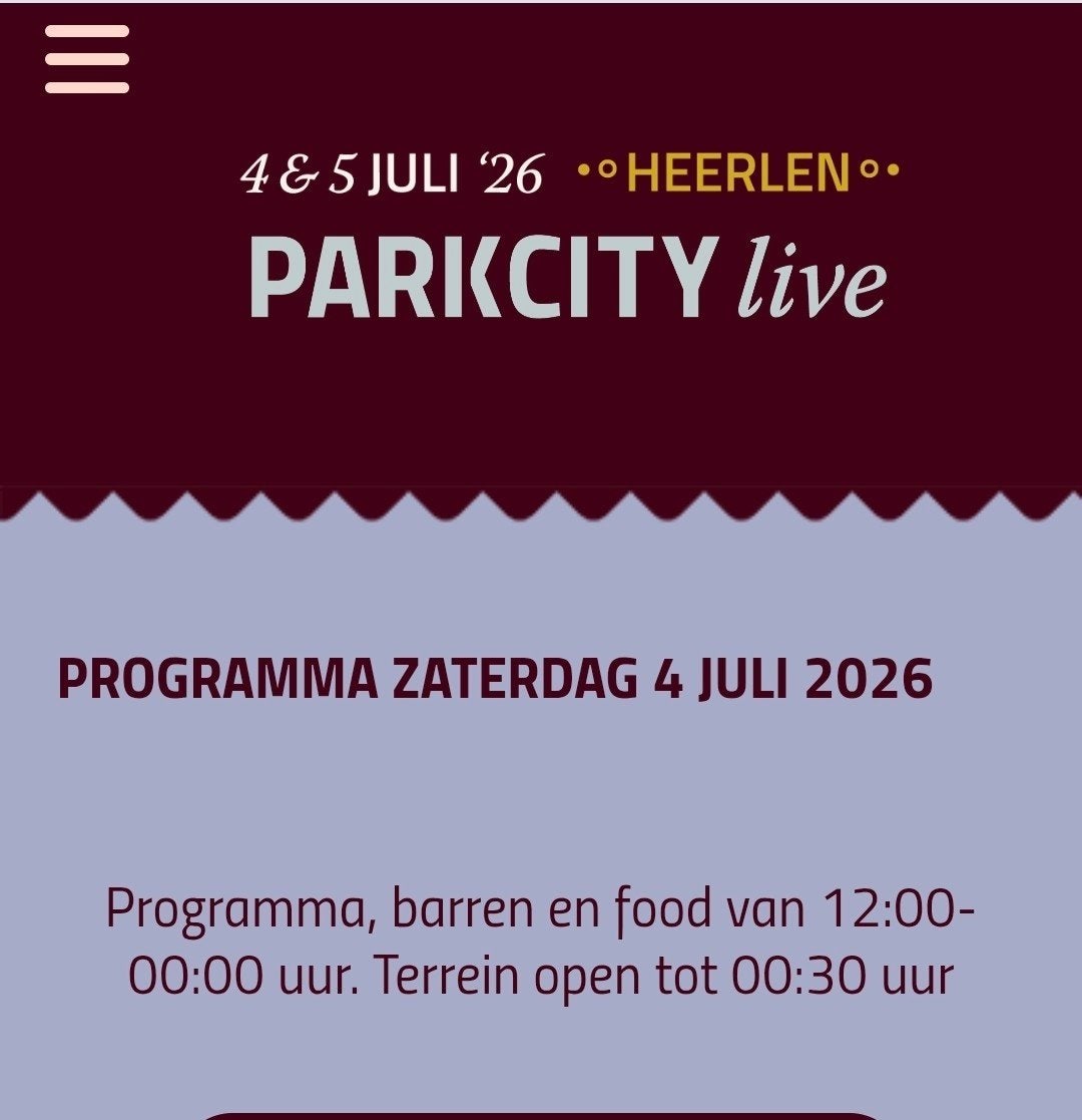 Zaterdagticket Parkcity live 2026, Ophalen