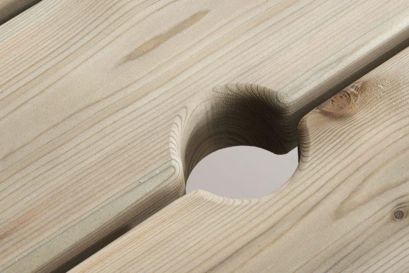 Talen 8 persoons Picknicktafel met open instap!!, Tuin en Terras, Ophalen, Nieuw