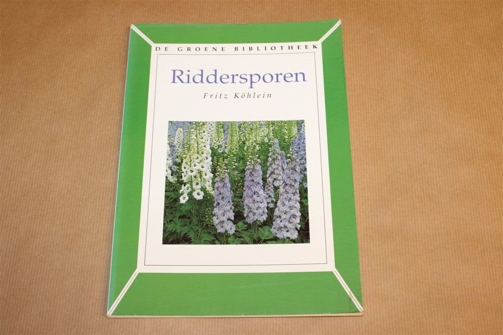 Riddersporen — Tuinplantengids — Groene Bibliotheek, Ophalen of Verzenden, Gelezen, Interieur en Design