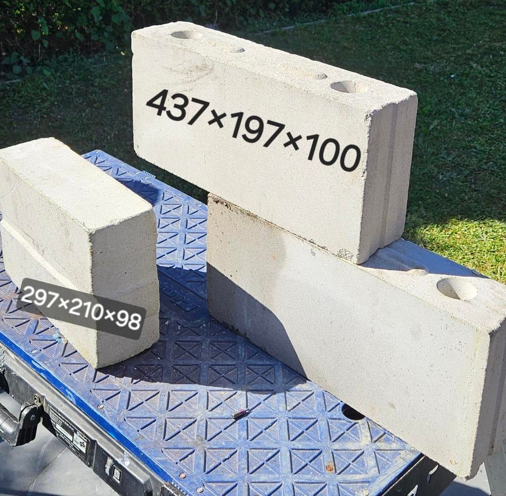 Lijm blokken Nu €1 p/s €90/pallet, Ophalen of Verzenden, Zo goed als nieuw, Kalkzandstenen