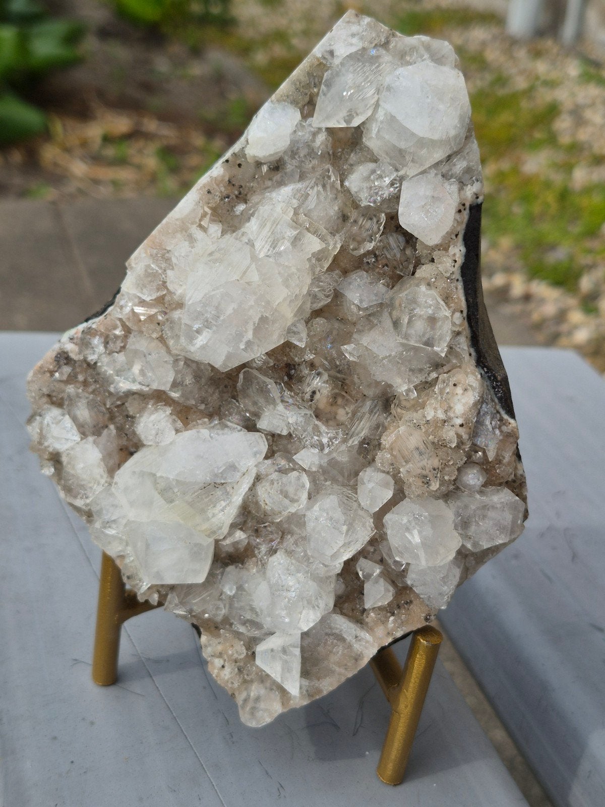 Apofyliet met chalcedoon, Ophalen of Verzenden