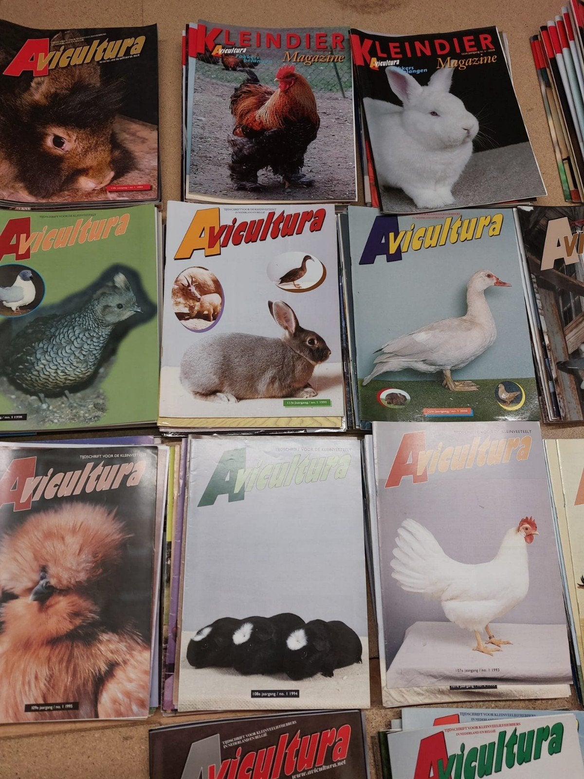Avicultura 24 jaargangen/280 tijdschriften. 1986 t e.m. 2008, Ophalen, Zo goed als nieuw, Overige typen