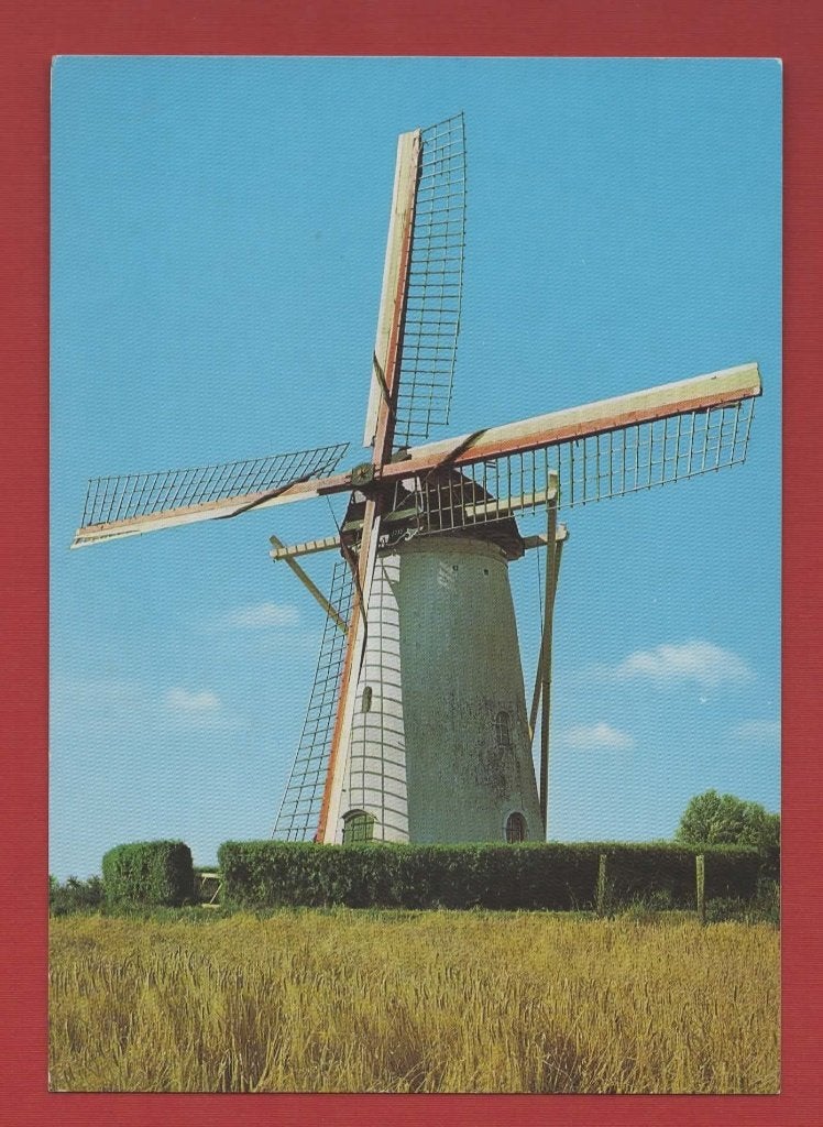 Biggekerke (gem. Veere) - Molen - Korenmolen - ong., Ophalen of Verzenden, 1980 tot heden, Ongelopen, Zeeland