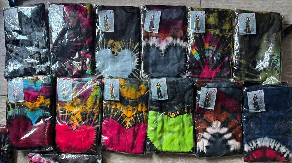 Partij 30 sets zomerkleding (100% katoen), One Size, Nieuw, Kleding | Dames, Blouses en Tunieken, Ophalen of Verzenden, Nieuw