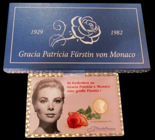 ** MUNT MONACO Grace Kelly - ZILVER  ** 10 Francs 1982 *, Verzenden, Overige landen, Losse munt, Zilver