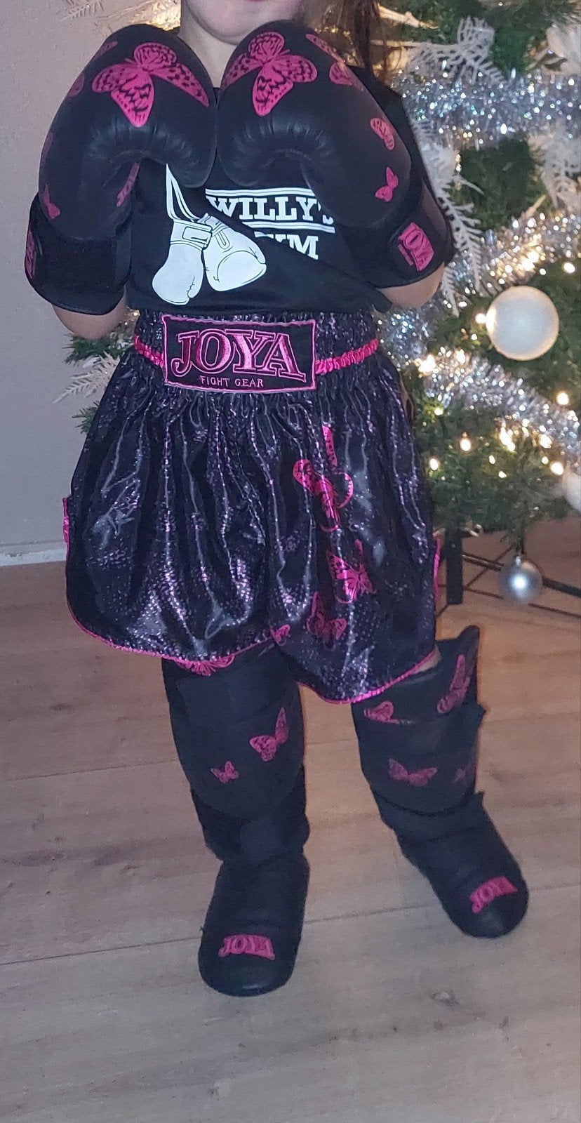 Joya Kickboks outfit compleet!, Maat XS of kleiner, Ophalen of Verzenden, Overige