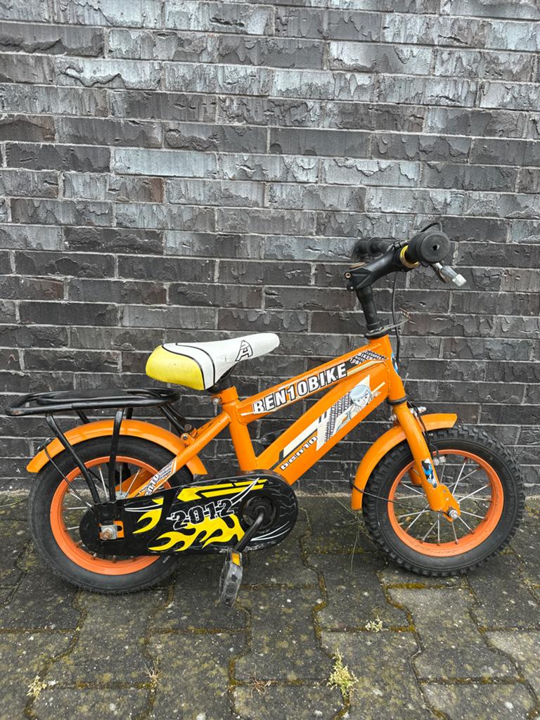 Kinderfietsje 12 inch, Ophalen, Gebruikt, Terugtraprem, Minder dan 16 inch
