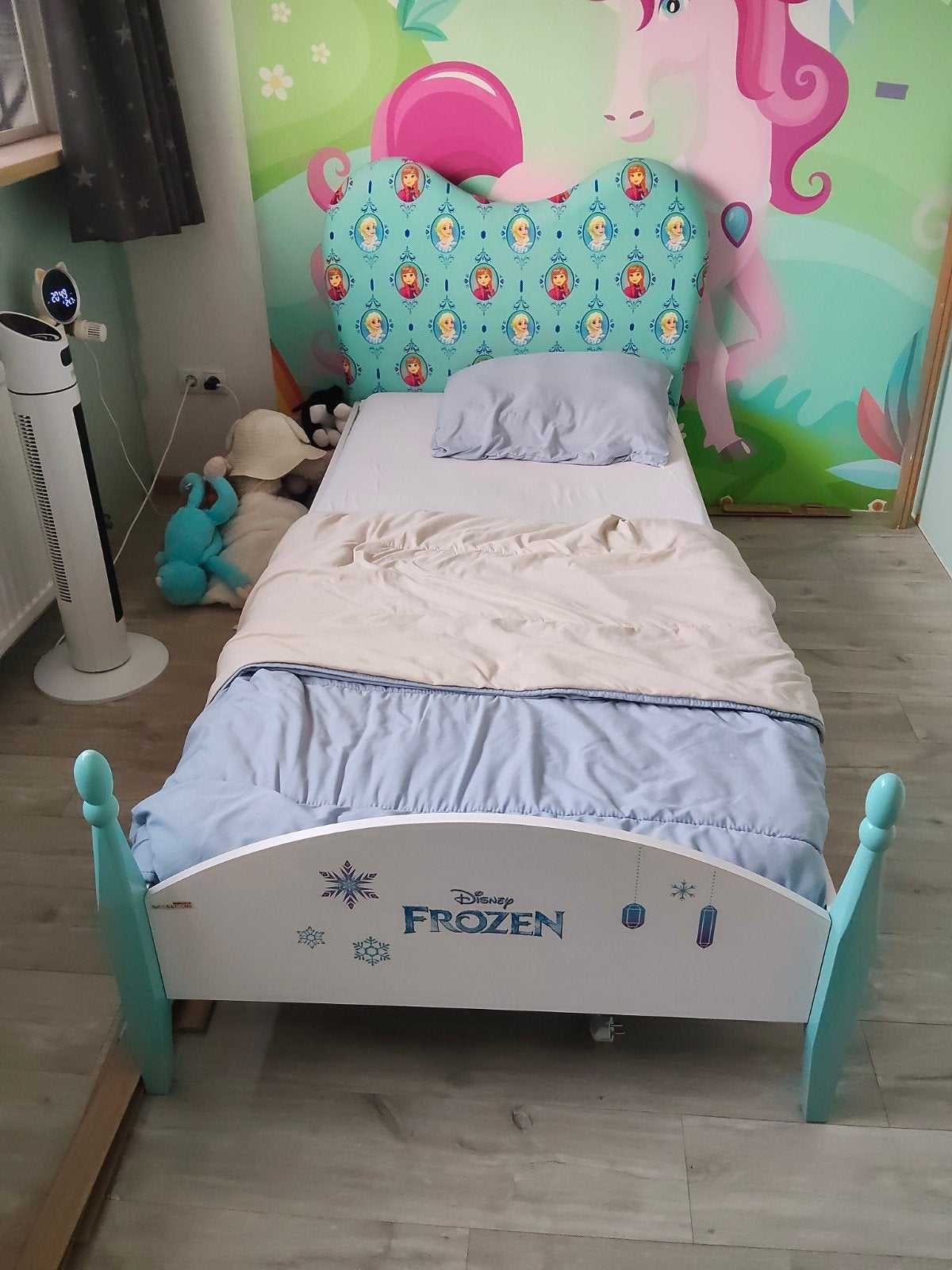 Frozen eenpersoonsbed, Ophalen, Zo goed als nieuw, 180 cm of meer, 85 tot 100 cm