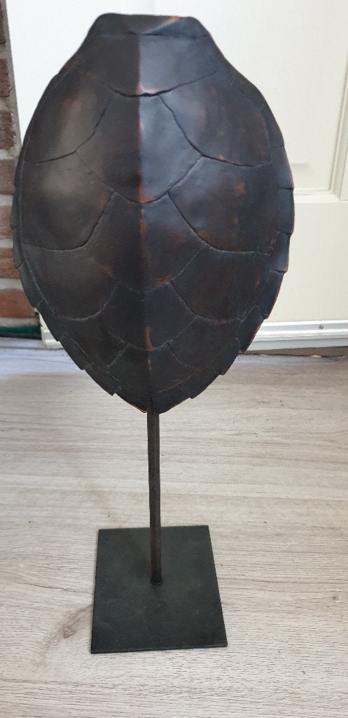 schild nep schildpad op staander donker bruin, Ophalen of Verzenden, Nieuw, Overige typen
