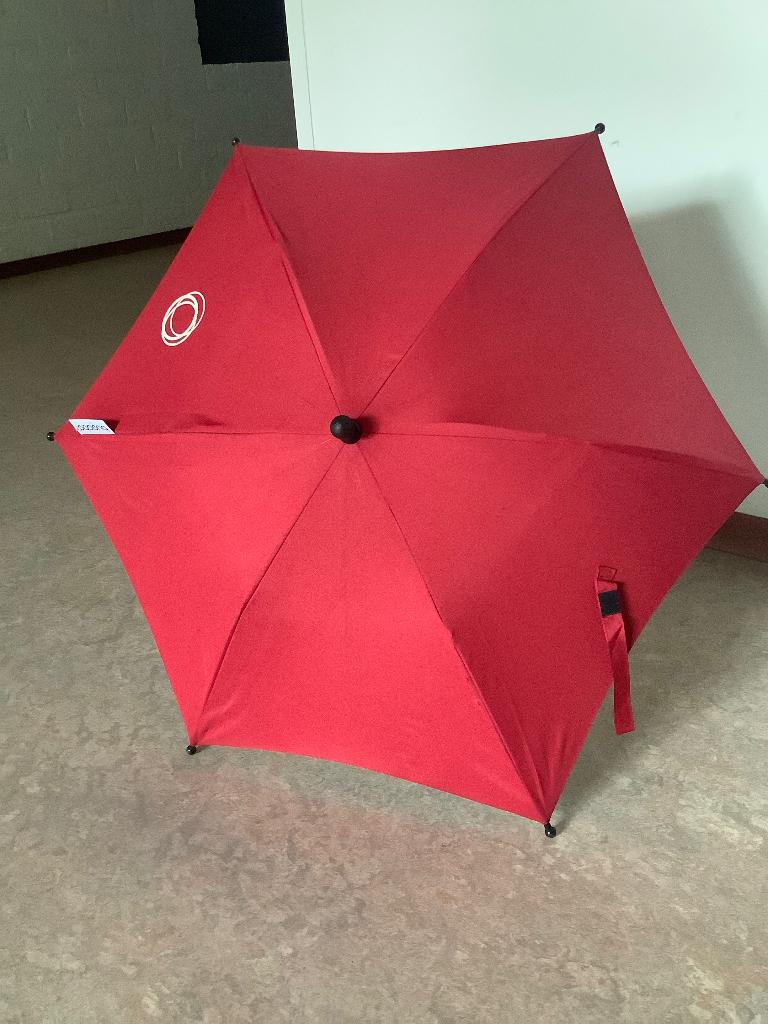 Bugaboo parasol buggy kinderwagen rood UPF 50, Ophalen, Zo goed als nieuw