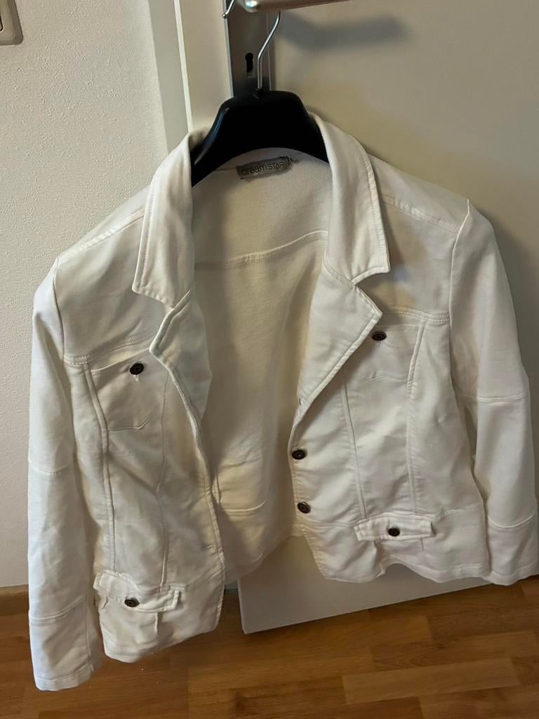 Blazer jasje en tshirt, Ophalen of Verzenden, Zo goed als nieuw, Wit