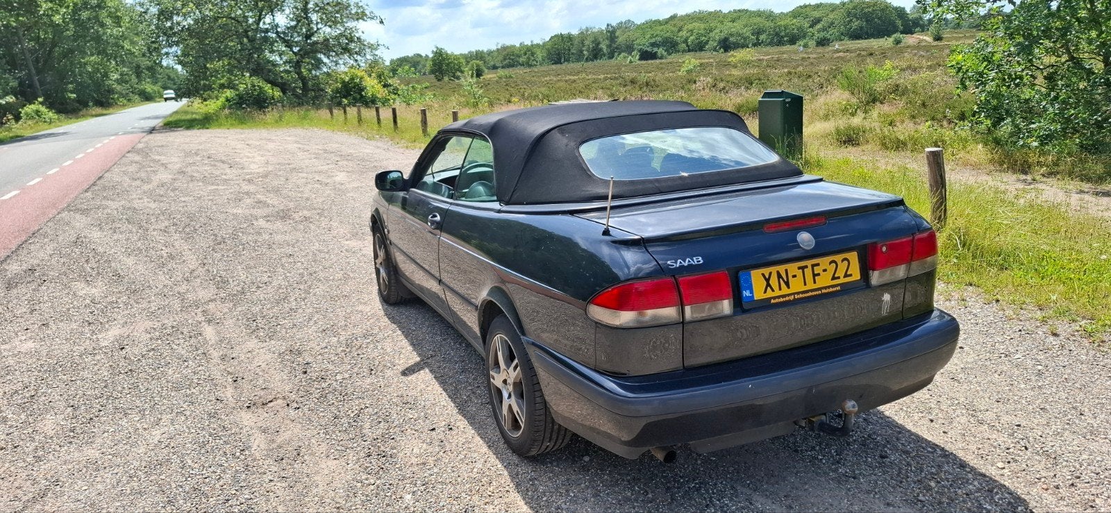saab 9-3 1999, Zwart, 4 cilinders, Cabriolet, Zwart
