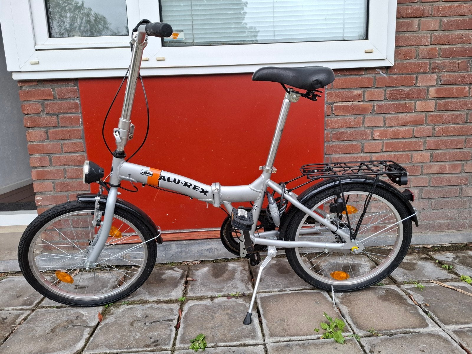 Alu-Rex Vouwfiets - Perfect voor woon-werkverkeer, 20 inch of meer, Velgrem, Versnellingen, Zo goed als nieuw