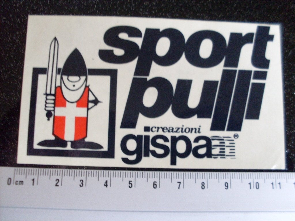 sticker sport pulli creazioni gispa logo, Verzenden, Zo goed als nieuw, Merk