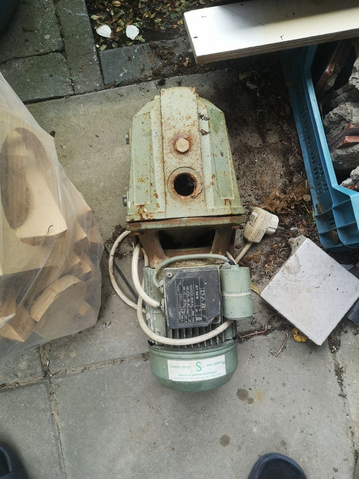 DAB JET 100 M Hydrofoorpomp - Gebruikt, Ophalen of Verzenden, Gebruikt, Elektrisch, Hydrofoorpomp