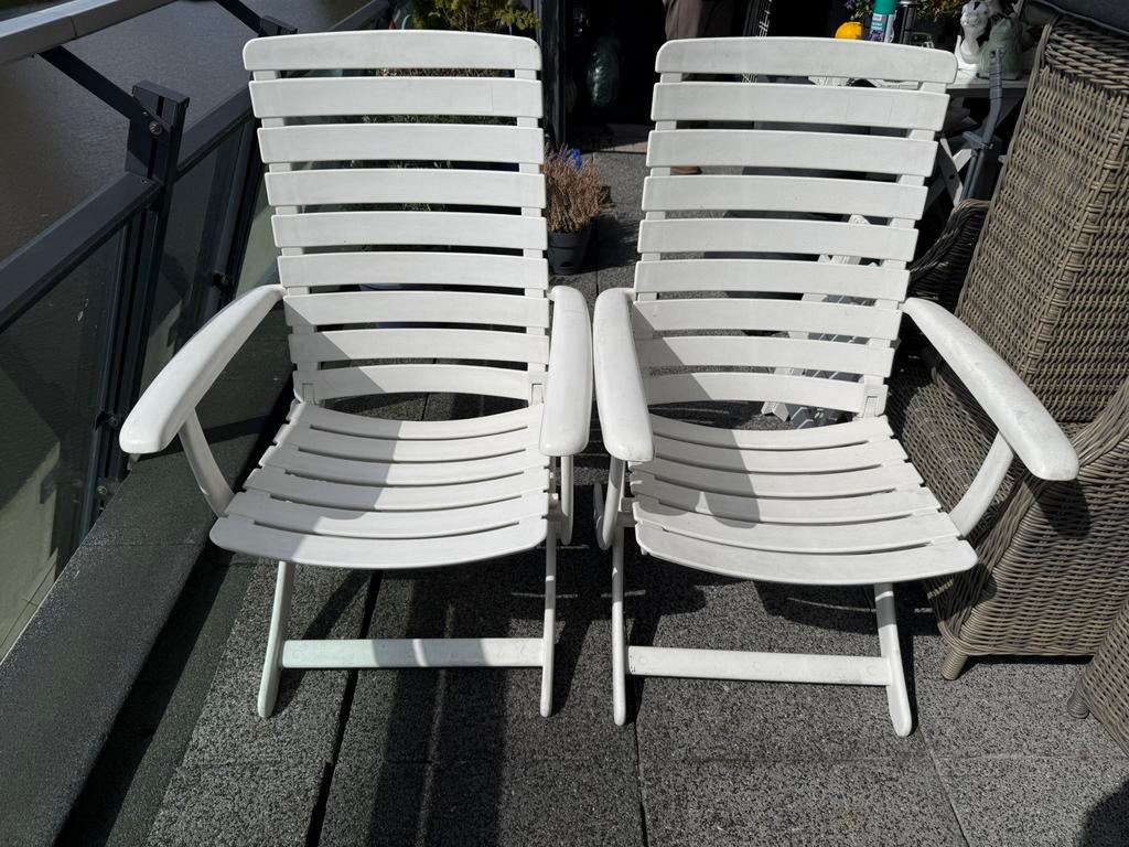 Tuinstoelen, Tuin en Terras, Ophalen, Gebruikt, Kunststof
