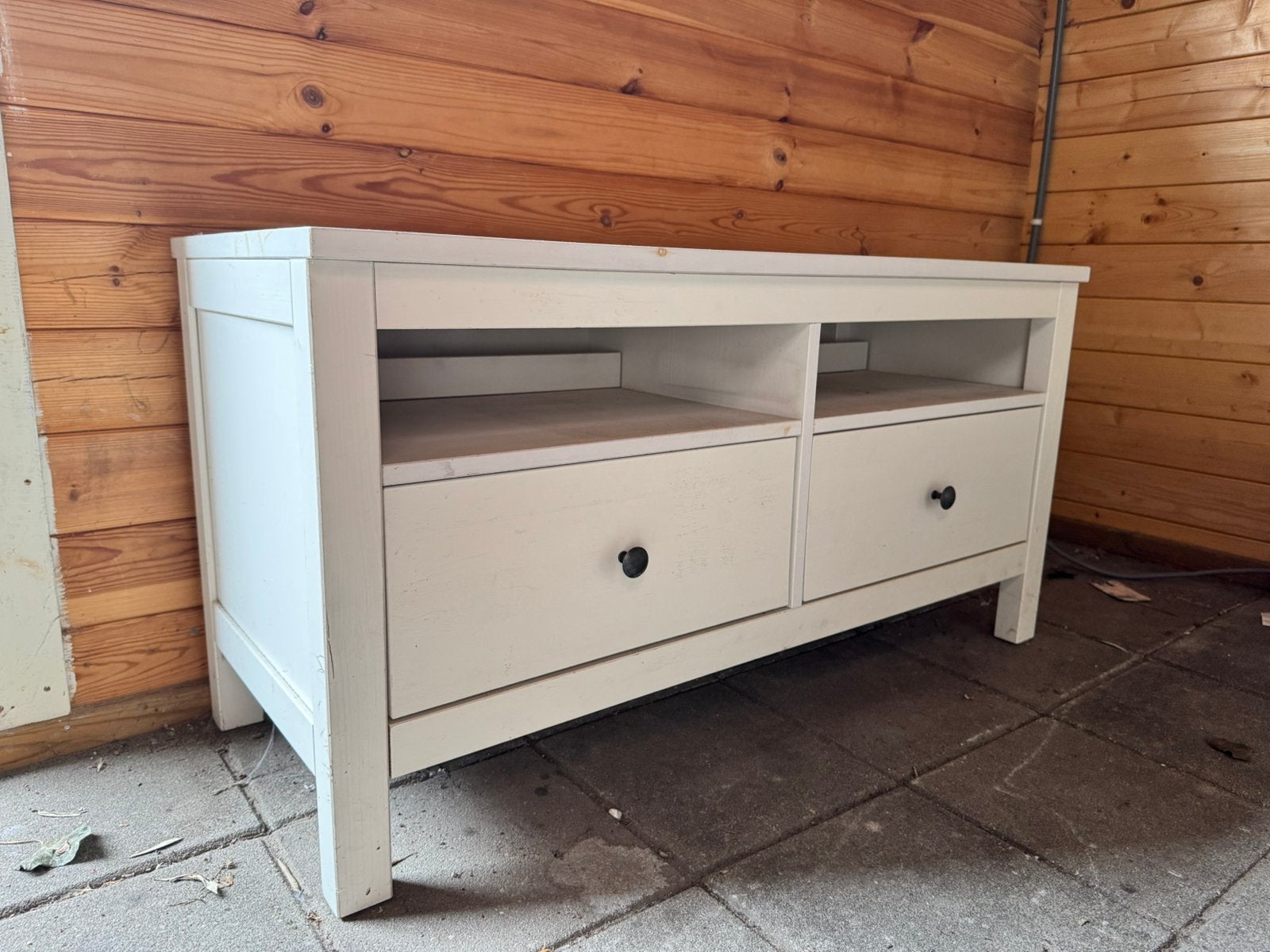 Ikea Hemnes TV kast, Gebruikt, 100 tot 150 cm, Ophalen of Verzenden, Minder dan 100 cm