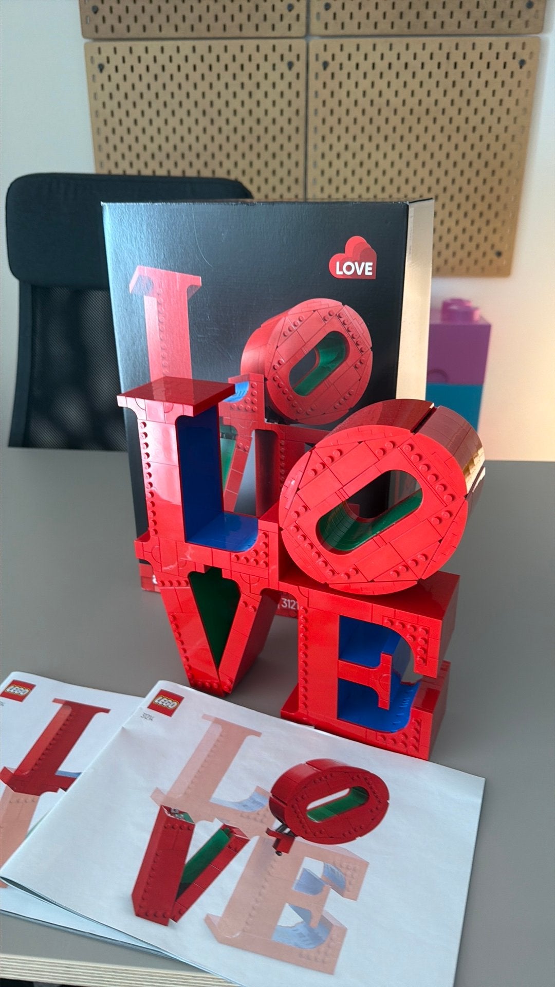Lego 31214 LOVE, Ophalen of Verzenden, Zo goed als nieuw