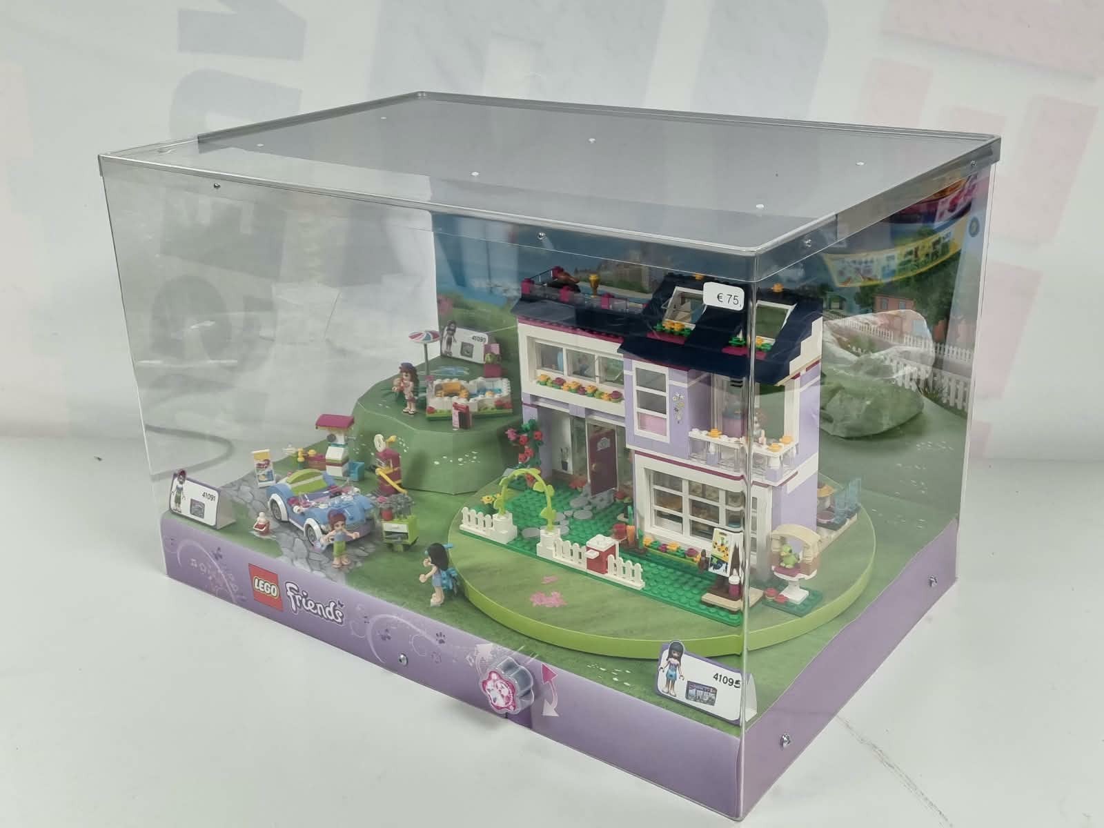 Lego Friends Display Set - Huis en Auto, Lego, Friends, Ophalen of Verzenden, Zo goed als nieuw