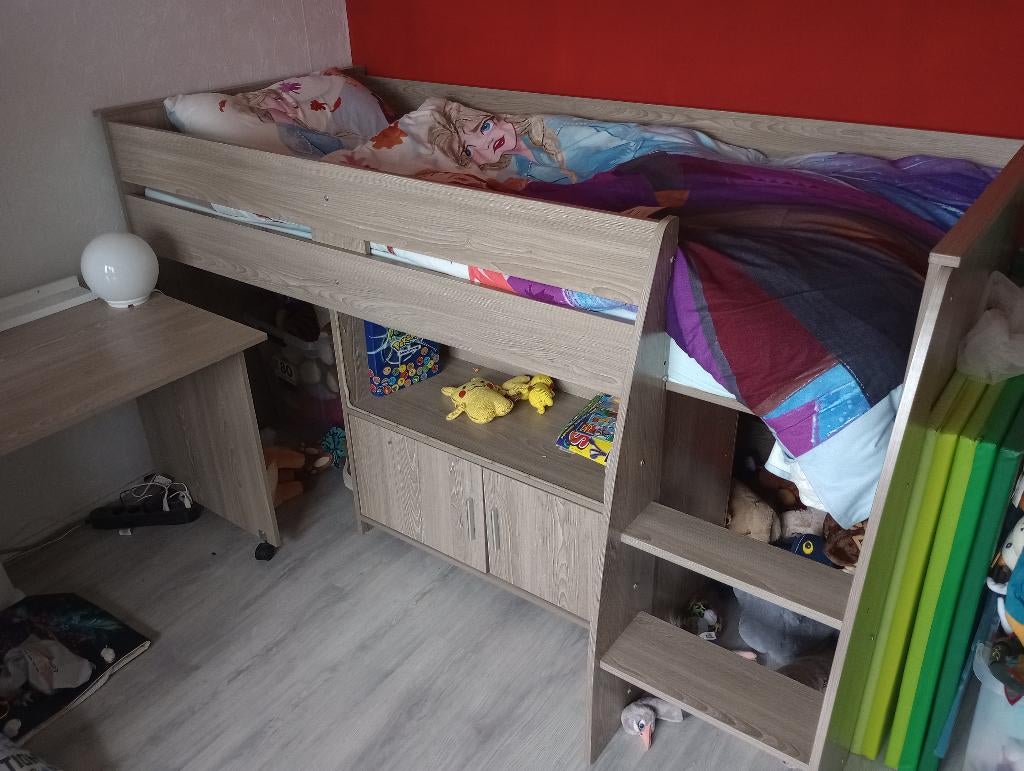 Kinder hoogslaper, Ophalen, 85 tot 100 cm, Gebruikt, Hoogslaper of Stapelbed