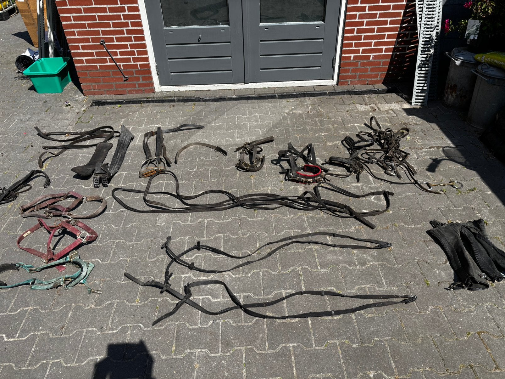 Kist vol paarden spullen hoofdstel etc, Dieren en Toebehoren, Paarden en Pony's | Hoofdstellen en Tuigage, Ophalen of Verzenden