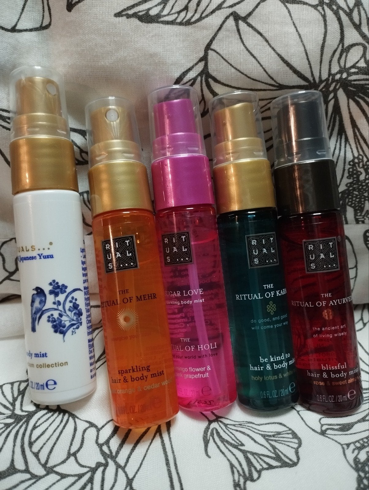 5x mini Rituals body en hair mist, Sieraden, Tassen en Uiterlijk, Uiterlijk | Lichaamsverzorging, Ophalen of Verzenden, Nieuw