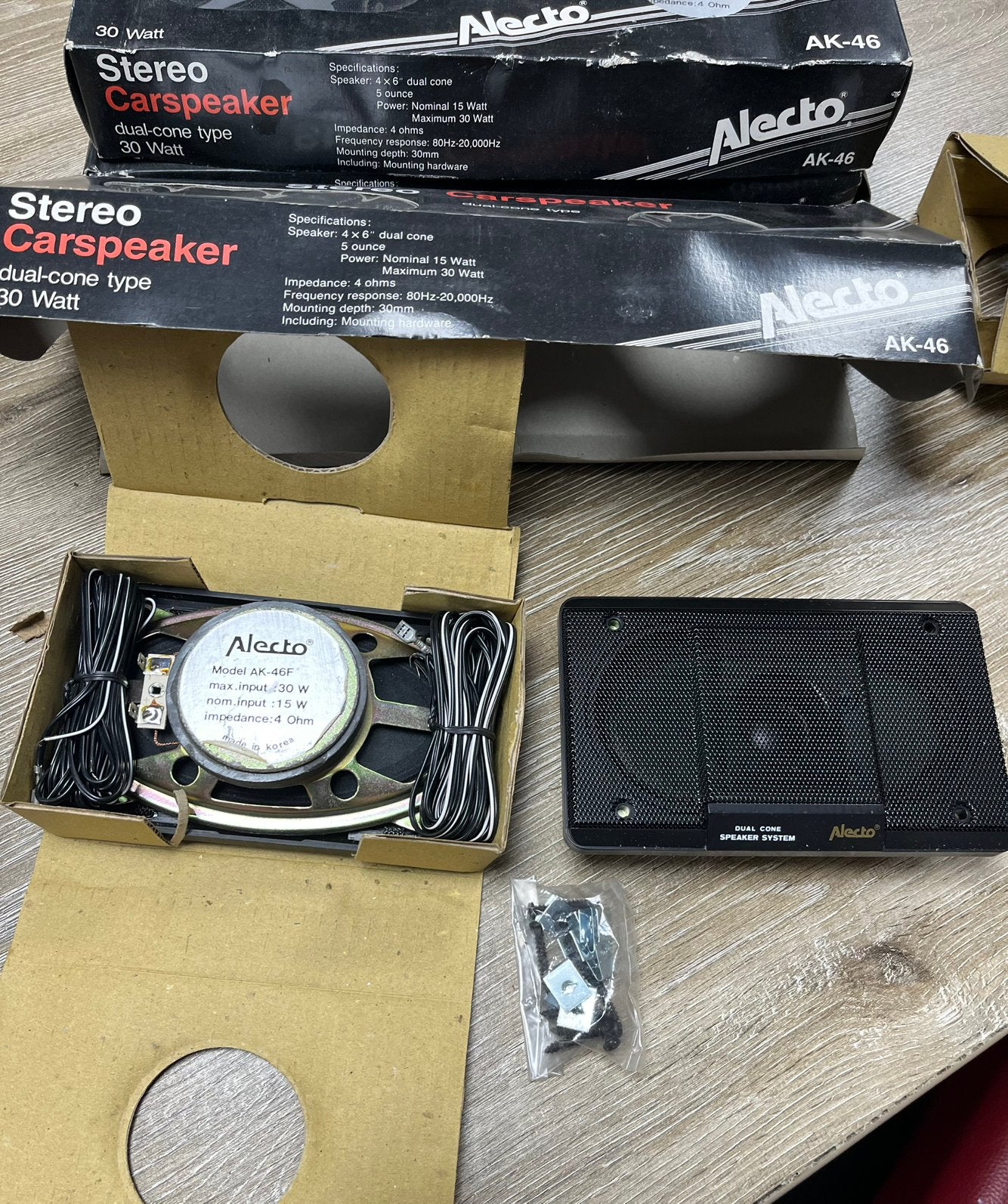 Alecto Set Stereo Carspeakers 30 watt, L, Nieuw, L, L
