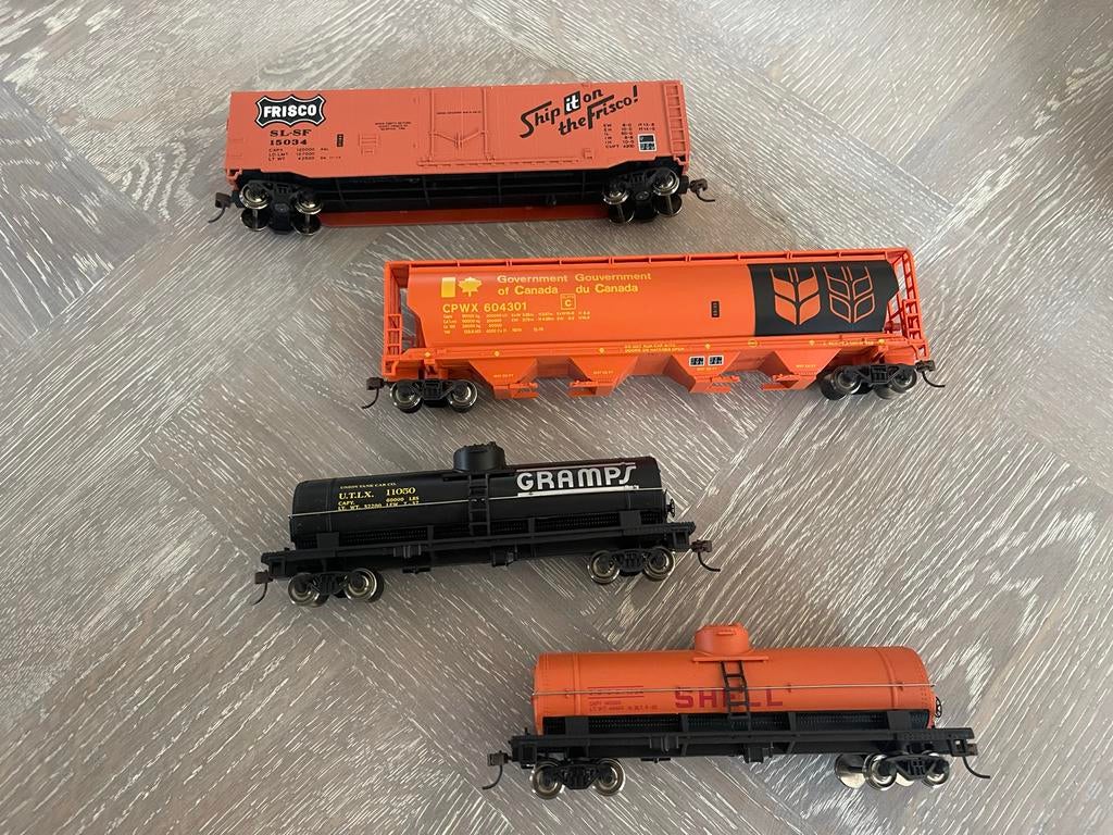 Set van 4 Bachmann HO "Silver Series" Wagons (NIEUW), Hobby en Vrije tijd, Gelijkstroom, Bachmann, Ophalen of Verzenden, Nieuw