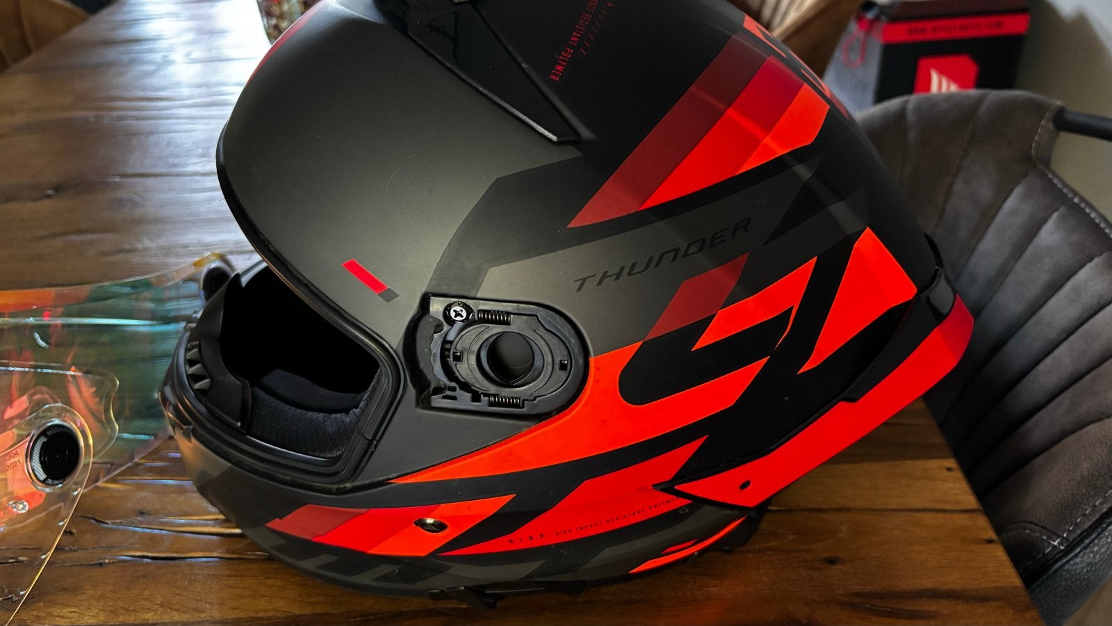 MT Helmets Thunder 4 SV Integraalhelm met 2 extra vizieren, Fietsen en Brommers, Ophalen of Verzenden, Zo goed als nieuw