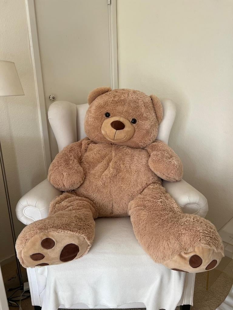 XXL knuffel beer teddy, Ophalen, Zo goed als nieuw, Stoffen beer, Overige merken