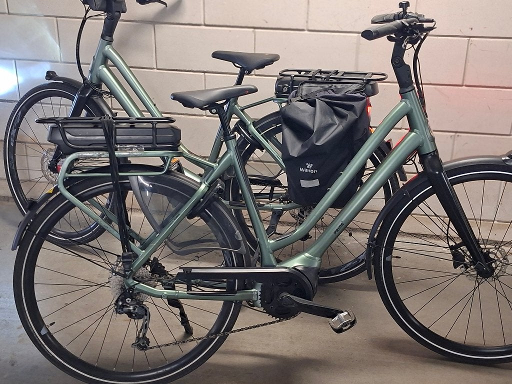 Giant Prime E+SL Hybride E-bike - Maat 55+50, Zo goed als nieuw, 51 tot 55 cm, 50 km per accu of meer, Giant