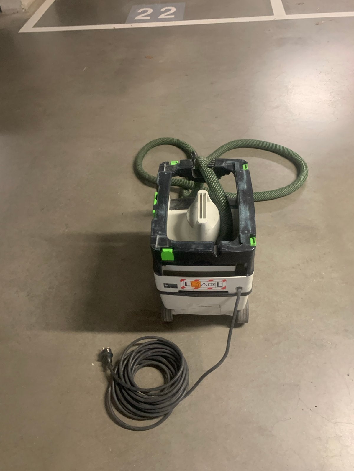 Festool stofzuiger - Krachtige industriële stofzuiger, Ophalen, Gebruikt