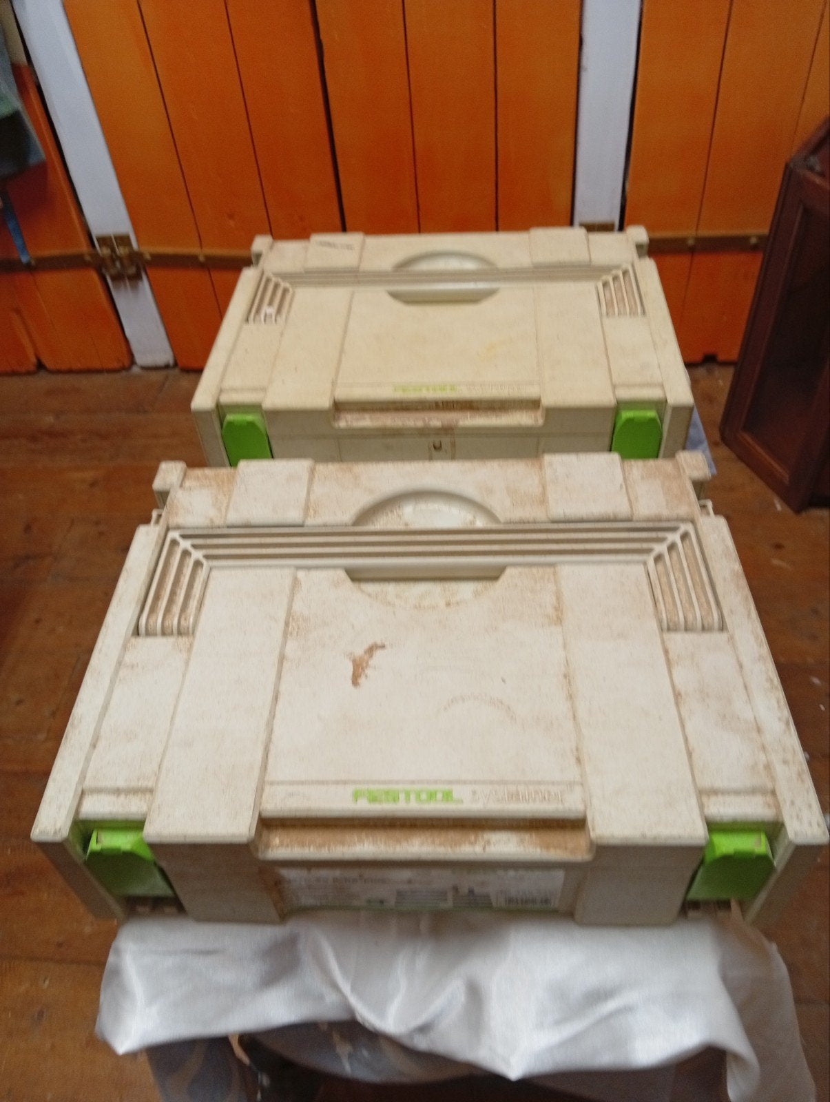 Festool Systainer met stofzuiger accessoires, Ophalen of Verzenden, Gebruikt, Gereedschapsopslag, Festool