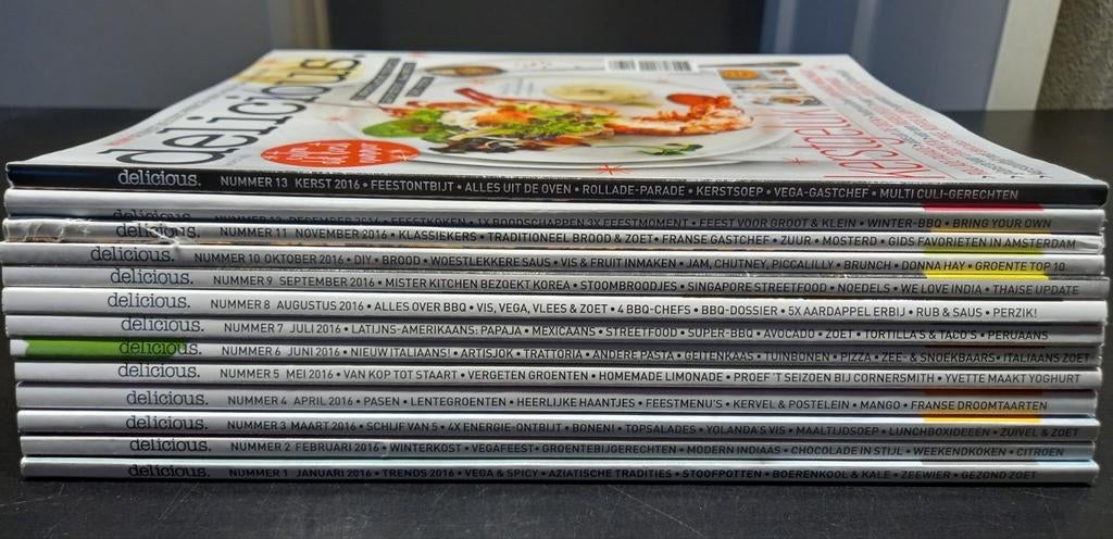 Delicious compleet jaargang 2016, Ophalen of Verzenden, Zo goed als nieuw, Overige typen