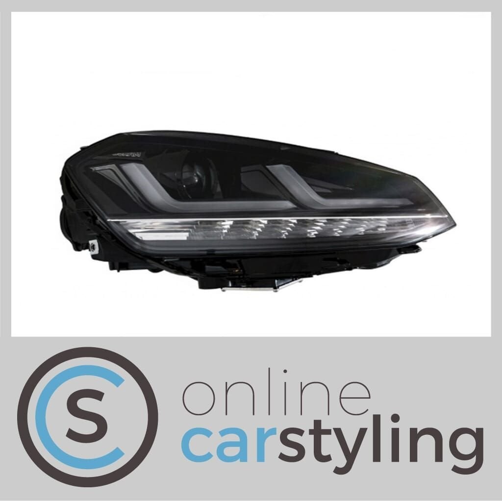 Koplampen VW Golf VII OSRAM Full LED Zwart, -, Volkswagen, -, Nieuw