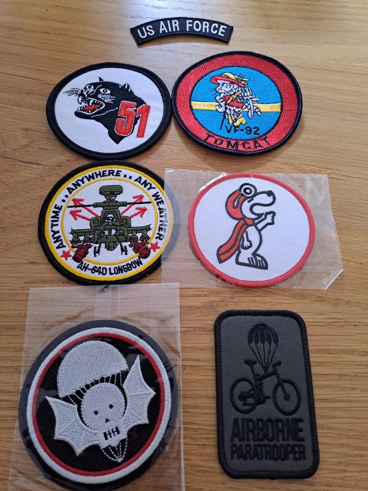 Diverse militaire en thematische patches - Nieuwstaat, Onbekend, Nieuw, Ophalen of Verzenden, Onbekend