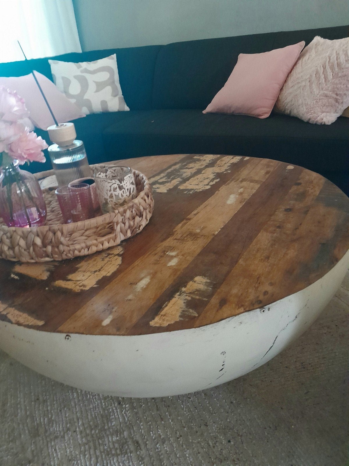 salontafel, 50 tot 100 cm, Rond, Metaal, 50 tot 100 cm