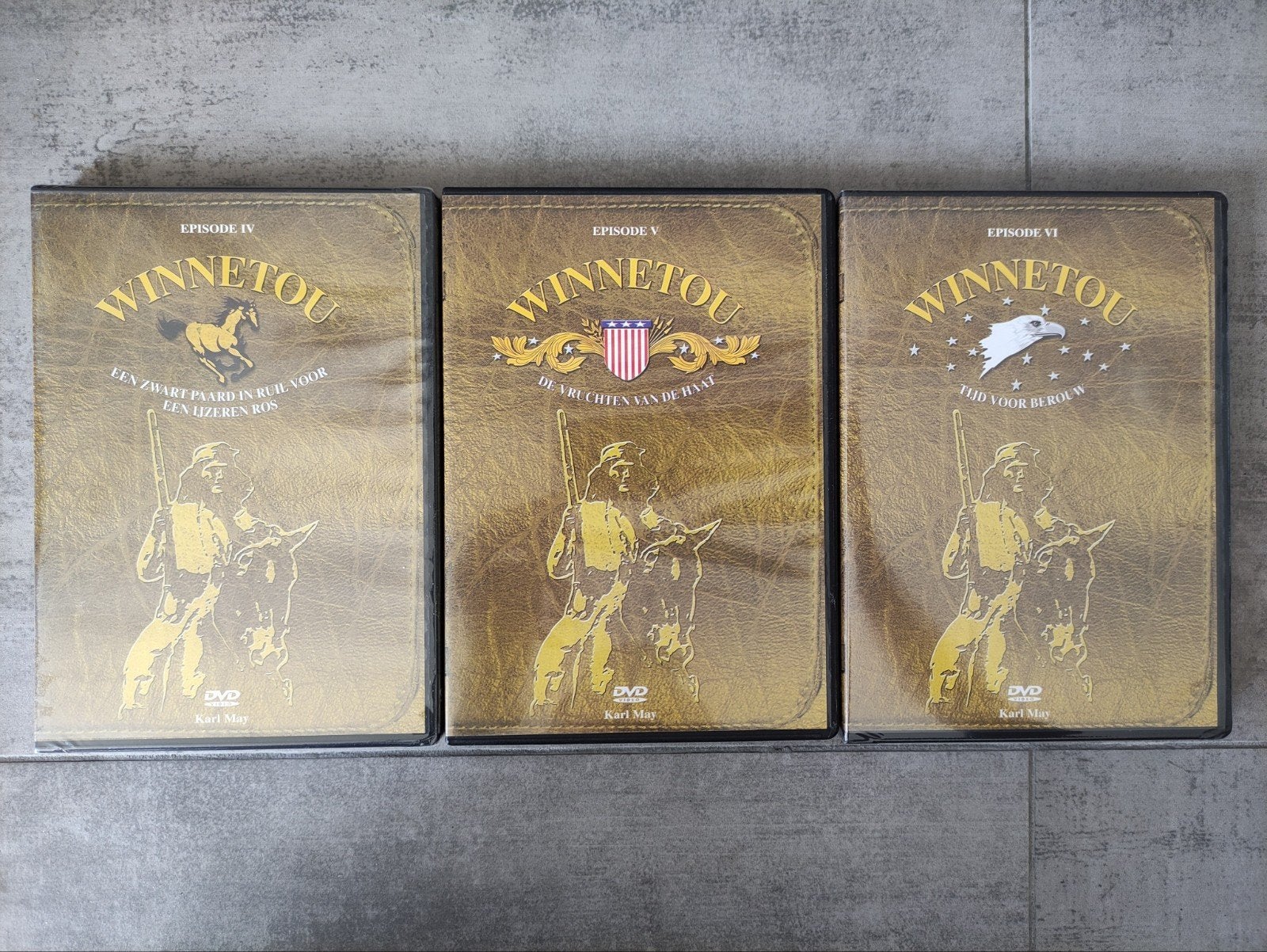 Winnetou episode 4-6, Cd's en Dvd's, Ophalen of Verzenden, Zo goed als nieuw