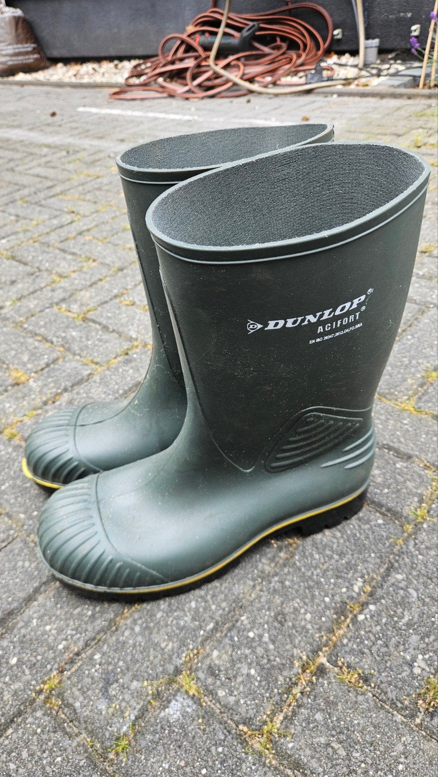 Dunlop Acifort werklaarzen - Maat 43, Doe-het-zelf en Verbouw, Overige Doe-het-zelf en Verbouw, Gebruikt, Ophalen of Verzenden